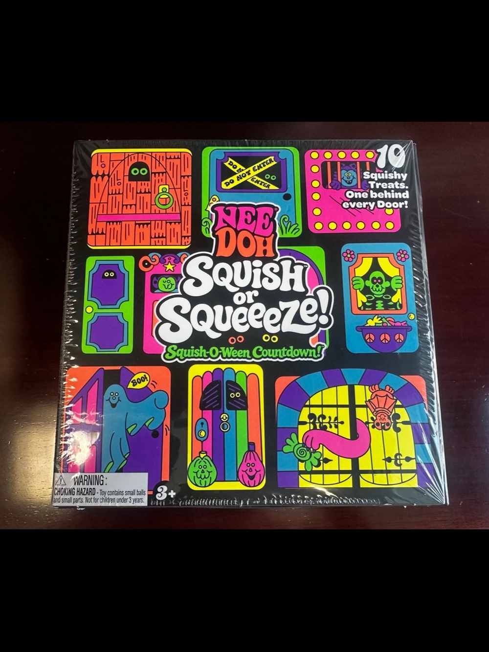 Nee Doh Squish‑O‑Ween Countdown 🎃 (10 Squishy Treats!) — NEW